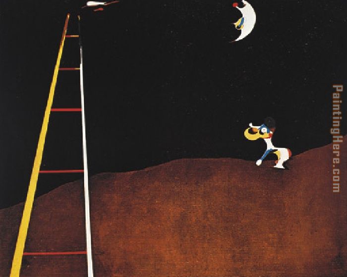 Joan Miro Dog Barking at the Moon